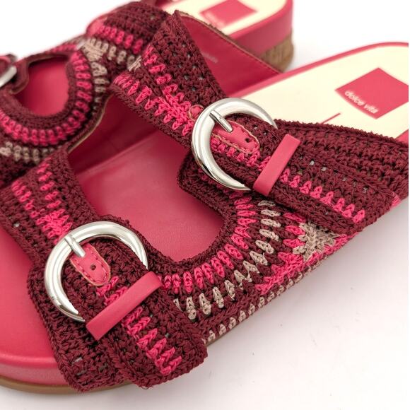 Dolce Vita Ralli Women's Wedge Knit Sandals Double Strap Slide Size US9M EU40 - Picture 12 of 12